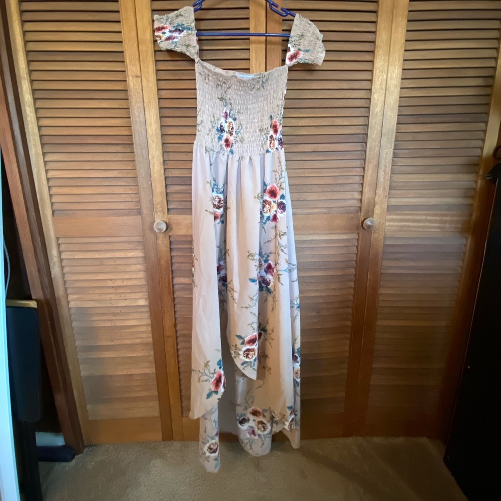 Misslook Tan Tube Tope Dress